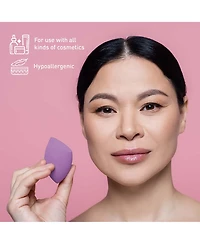 Pursonic Beauty Collection: Heated Curler, Led Mirror, Blender Sponge, & Brush Set