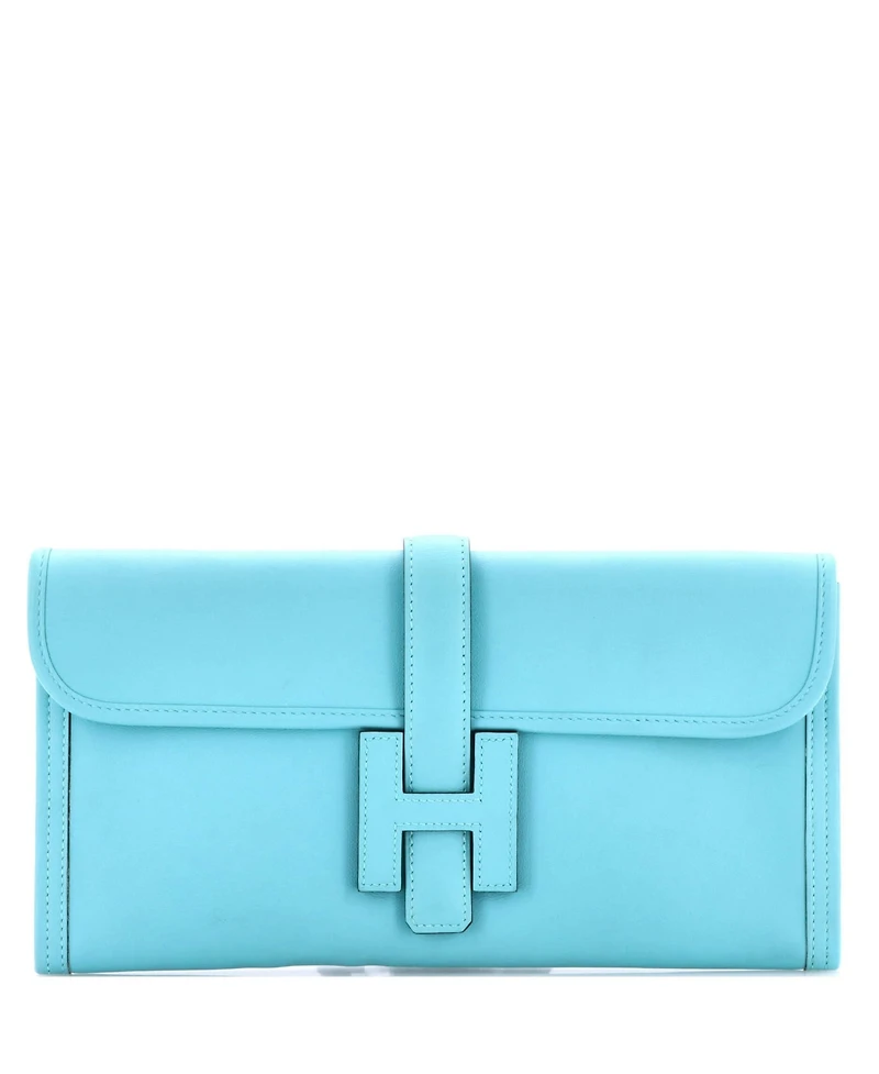 Pre-Owned HERMES 29 Jige Elan Clutch Swift