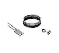 Lacoste Men's Stencil Gold-Tone Stainless Steel Bracelet