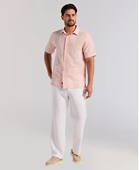 Cubavera Men's Cross Dye 2-Pocket Short-Sleeve Guayabera Shirt