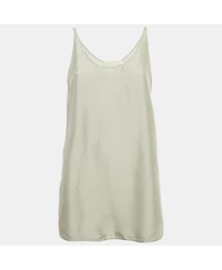 Pre-Owned Stella Mccartney Women's Grey Silk Sleeveless Top