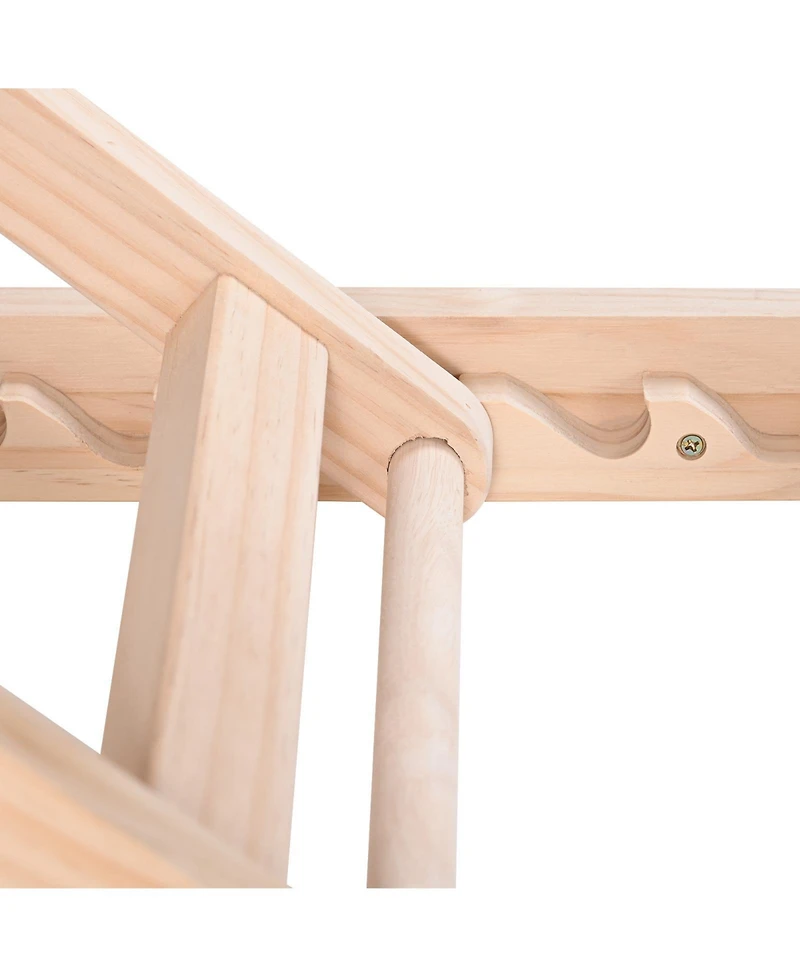 Aostirmotor Foldable Wooden Dog Ramp for Bed & Couch