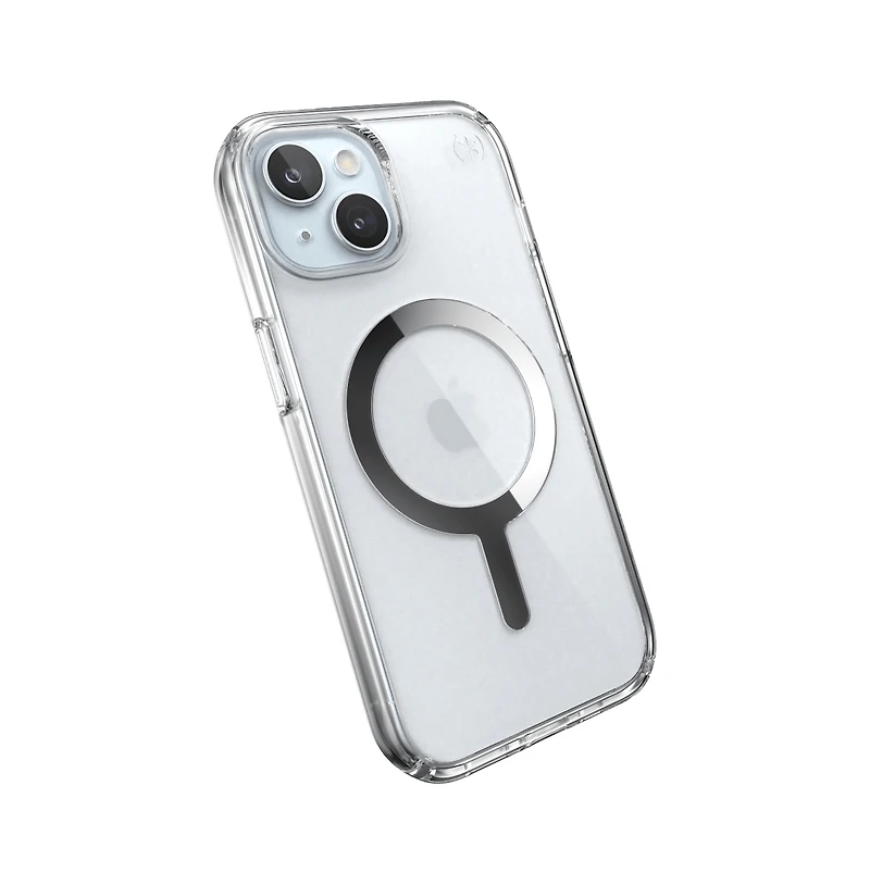 Speck Presidio Clear MagSafe Case for Apple iPhone 15 / iPhone 14 / iPhone 13 / iPhone 16e
