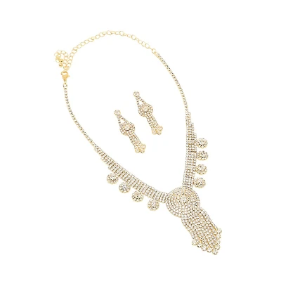 Sohi Gold Bling Jewellery Set