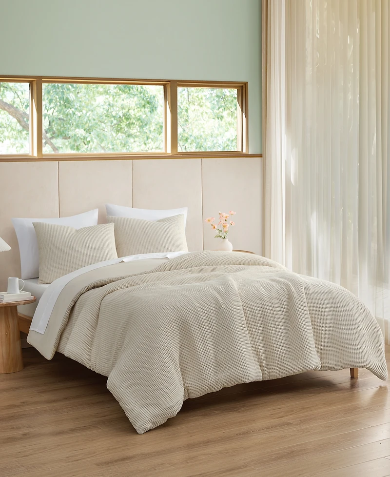 Ugg Kyla Waffle 3-Pc. Comforter Set, Full/Queen