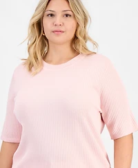 Jones New York Women's Sutton Ribbed Top