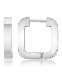 Roxy Waterproof Yellow 17mm Rounded Square Huggie Earrings
