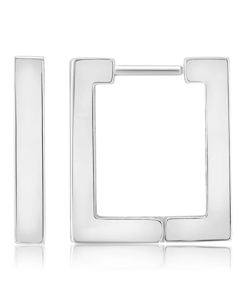 Roxy Waterproof Yellow Rectangle Huggie Earrings
