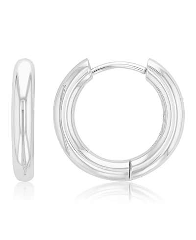 Roxy Waterproof Platinum 17mm Huggie Earrings