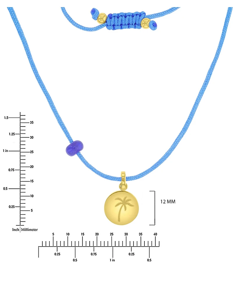 Roxy Waterproof Yellow Heart Labradorite Adjustable Necklace