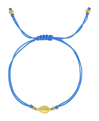 Roxy Waterproof Yellow Pineapple Teardrop Charm Adjustable Bracelet