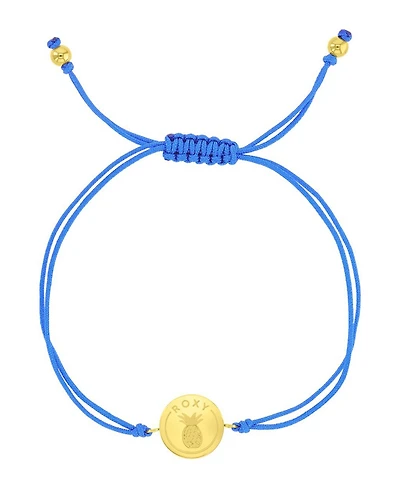 Roxy Waterproof Yellow Pineapple Rd Charm Adjustable Bracelet