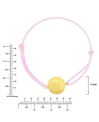 Roxy Waterproof Yellow Heart Pineapple Rd Charm Adjustable Bracelet