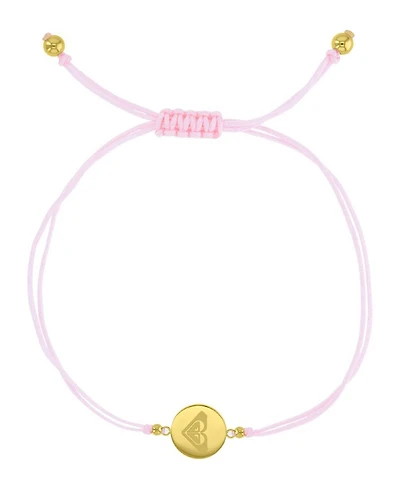 Roxy Waterproof Yellow Rd Triangluar Heart Charm Adjustable Bracelet