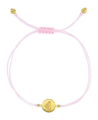 Roxy Waterproof Yellow Rd Triangluar Heart Charm Adjustable Bracelet