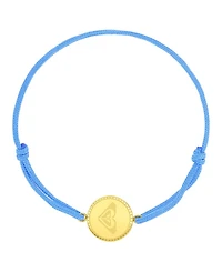 Roxy Waterproof Yellow Rd Triangluar Heart Charm Adjustable Bracelet
