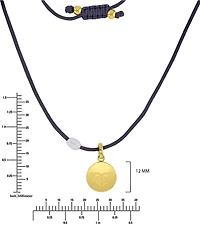 Roxy Waterproof Yellow Beads Pearl Adjustable Necklace