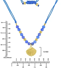 Roxy Waterproof Yellow Seashell Labradorite Adjustable Necklace
