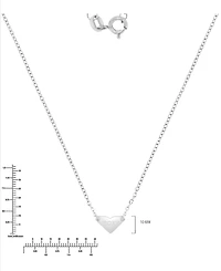 Roxy Waterproof Yellow Heart 16+1+1'' Necklace