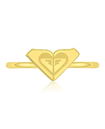 Roxy Waterproof Yellow Triangular Heart Ring