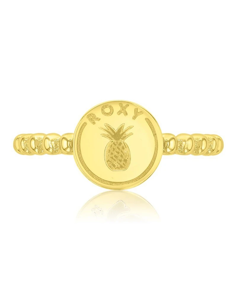 Roxy Waterproof Yellow Pineapple Beads Ring