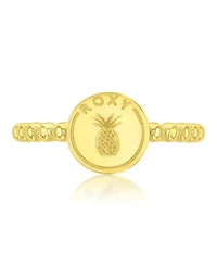 Roxy Waterproof Yellow Pineapple Beads Ring