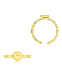 Roxy Waterproof Yellow Palm Tree Toe Ring