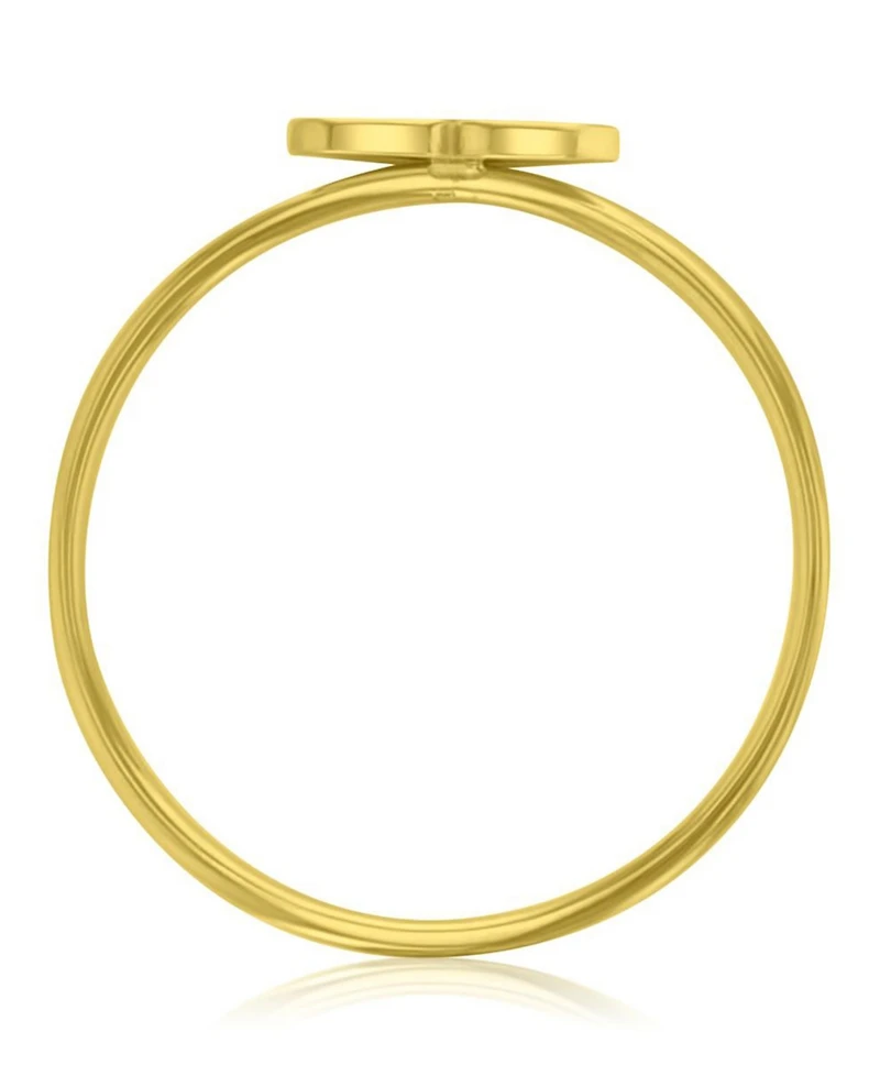Roxy Waterproof Yellow Triangular Heart Ring
