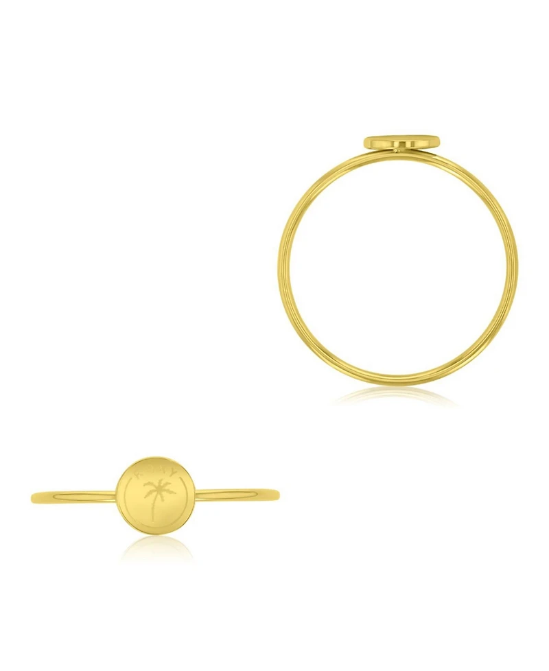 Roxy Waterproof Yellow Palm Tree Ring