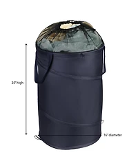 Household Essentials Mesh Pop Up Laundry Hamper, Navy