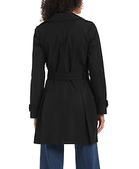 Kate Spade New York Women's Short Double-Breasted Trench Coat