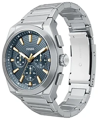 Fossil Men's Everett Chronograph Stainless Steel Watch, 44mm
