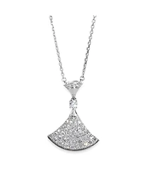 Bvlgari White Gold Diamond Diva's Dream Pendant