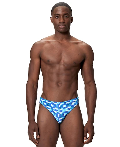 Speedo Men's Printed Mini Cut Briefs