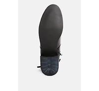 London Rag Cheer Leader Tassels Detail Ankle Boots