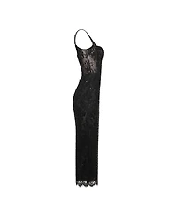 Milla Women's Sequinned Lace Maxi Dress