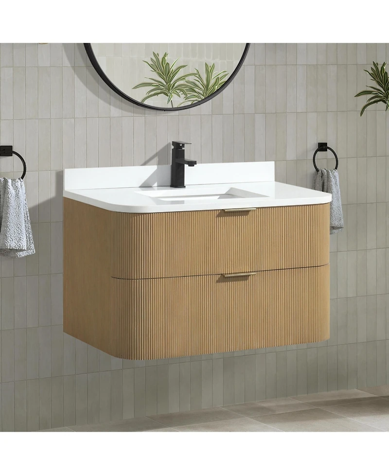 Ari Bath, Chantal 36", Oak Finish