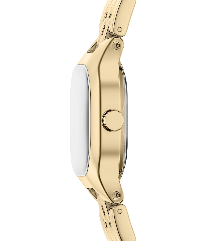 Skagen Women's Mellem Micro Quartz Two-Hand Gold Stainless Steel Less Than Watch, 22mm