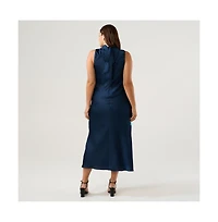 Mayla High Neck Dres