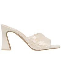 Dolce Vita Women's Nandy Confetti Shell Embellished Slide High Heel Dress Sandals