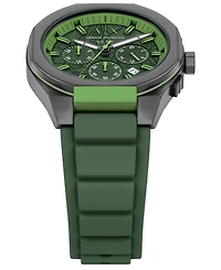 Armani Exchange Men's Sync Quartz Chronograph Green Silicone Watch, 44mm