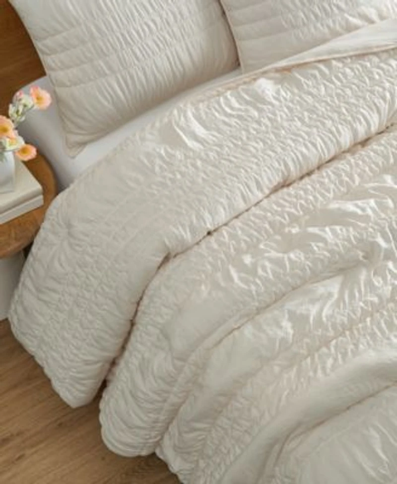 Ugg Devon Tide Ruched Quilt Set