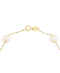 Effy Collection Freshwater Pearl & Onyx Bracelet in 14k Yellow Gold