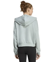 adidas Women's Essentials 3-Stripes Sportswear Quarter-Zip Hoodie