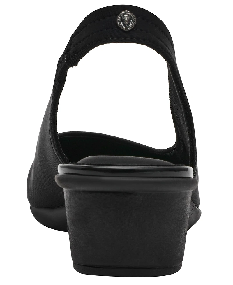 Anne Klein Women's Witty Slingback Wedge Heel Pumps