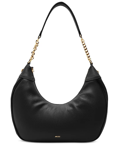 Arezzo Elena Small Leather Hobo Bag