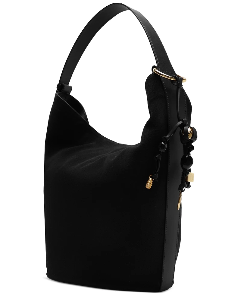 Arezzo Simone Small Suede Hobo Bag
