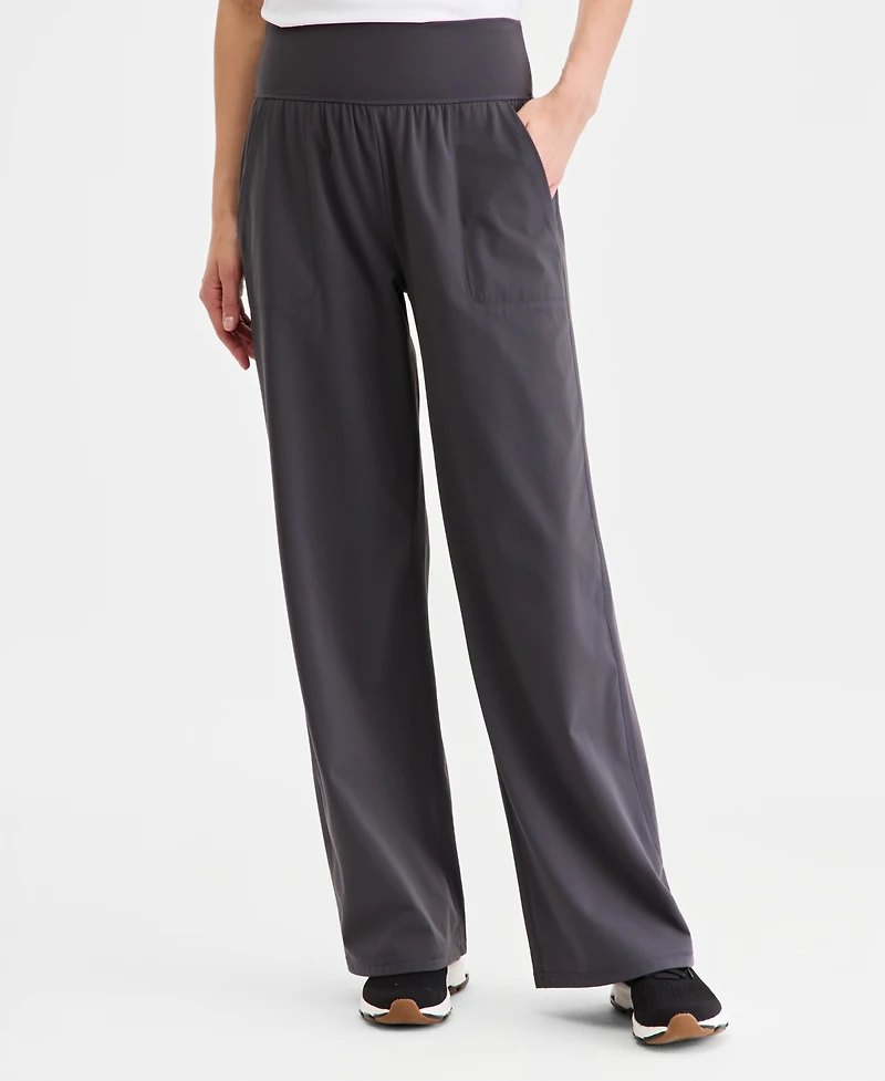 Id Ideology Women's Studio Wide Leg Pants, Macy's Exclusive