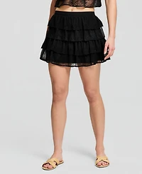 And Now This Women's Chiffon Lace Mini Skirt, Macy's Exclusive