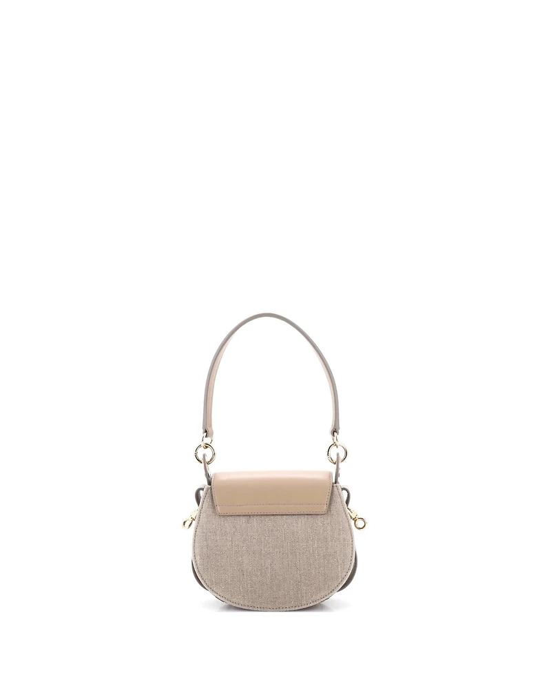 Pre-Owned Chloe Small Tess Bag Linen and Leather